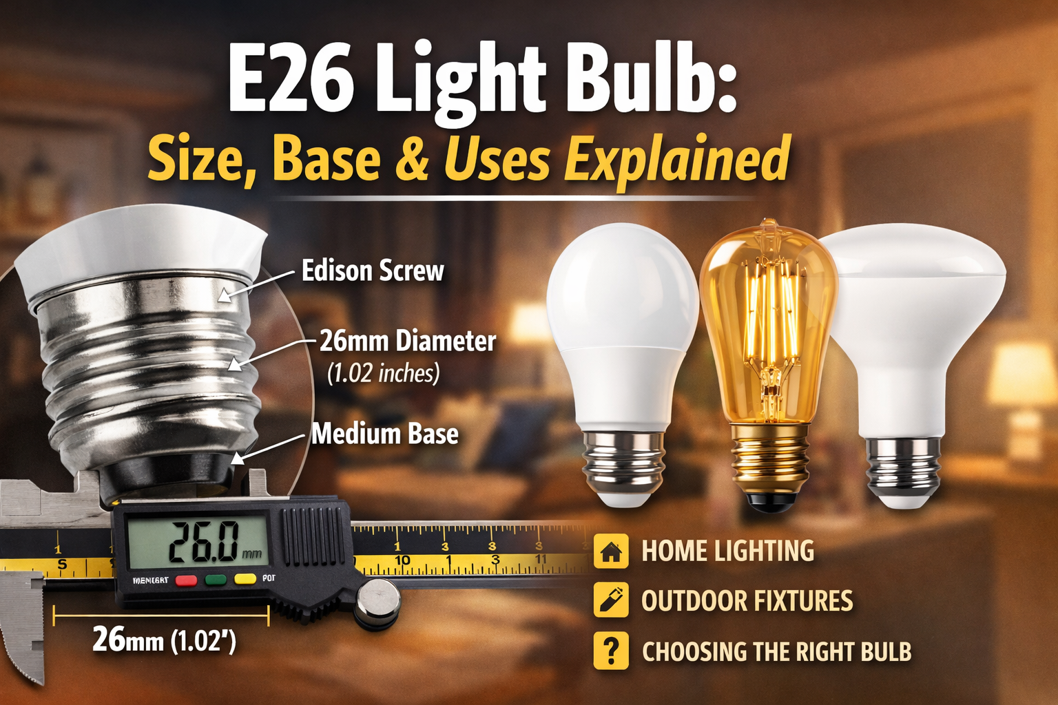 e26 light bulb
