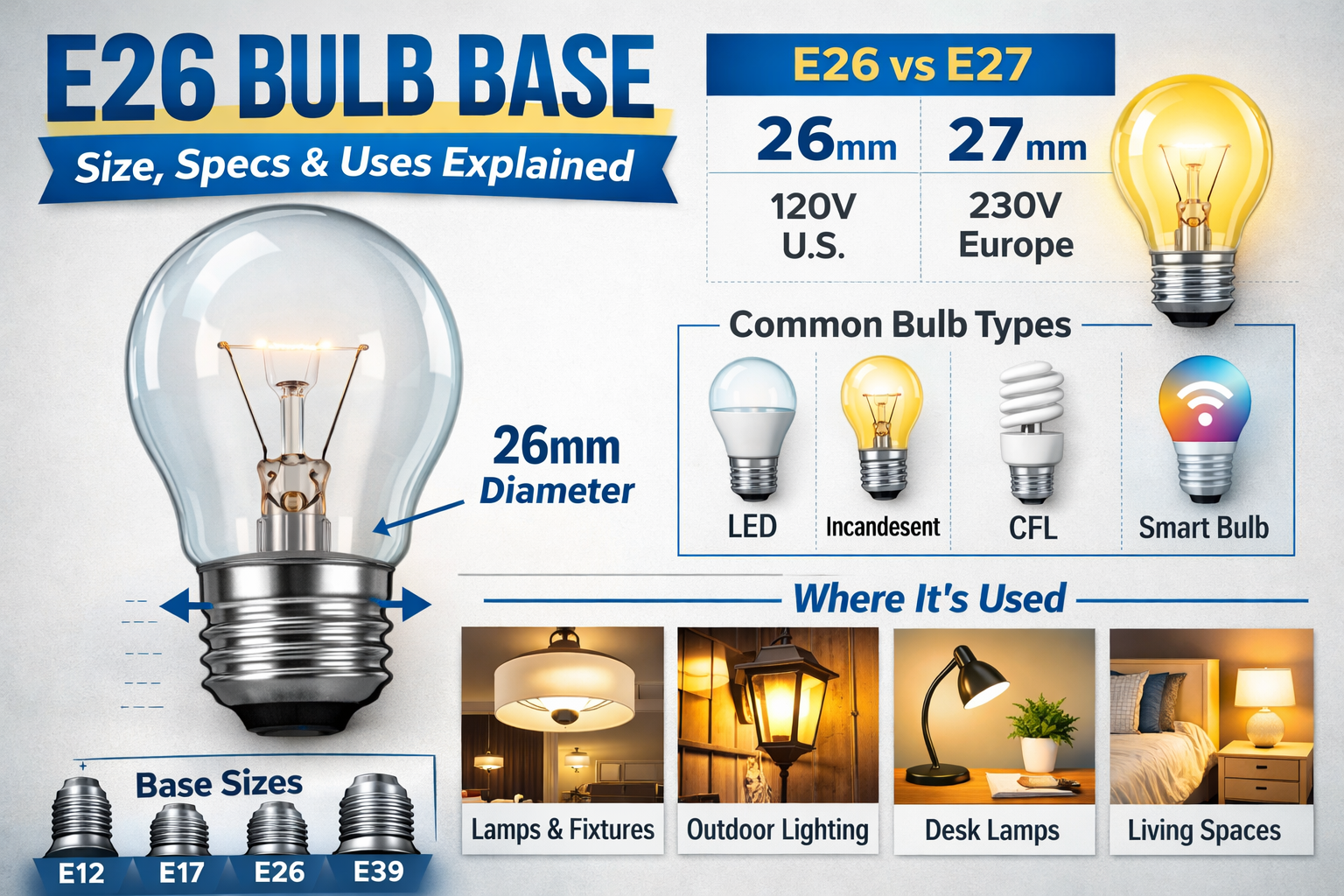 e26 bulb base
